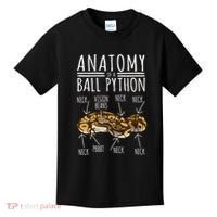 Python Snake Owner Anatomy Of A Ball Python Kids T-Shirt thumb 0