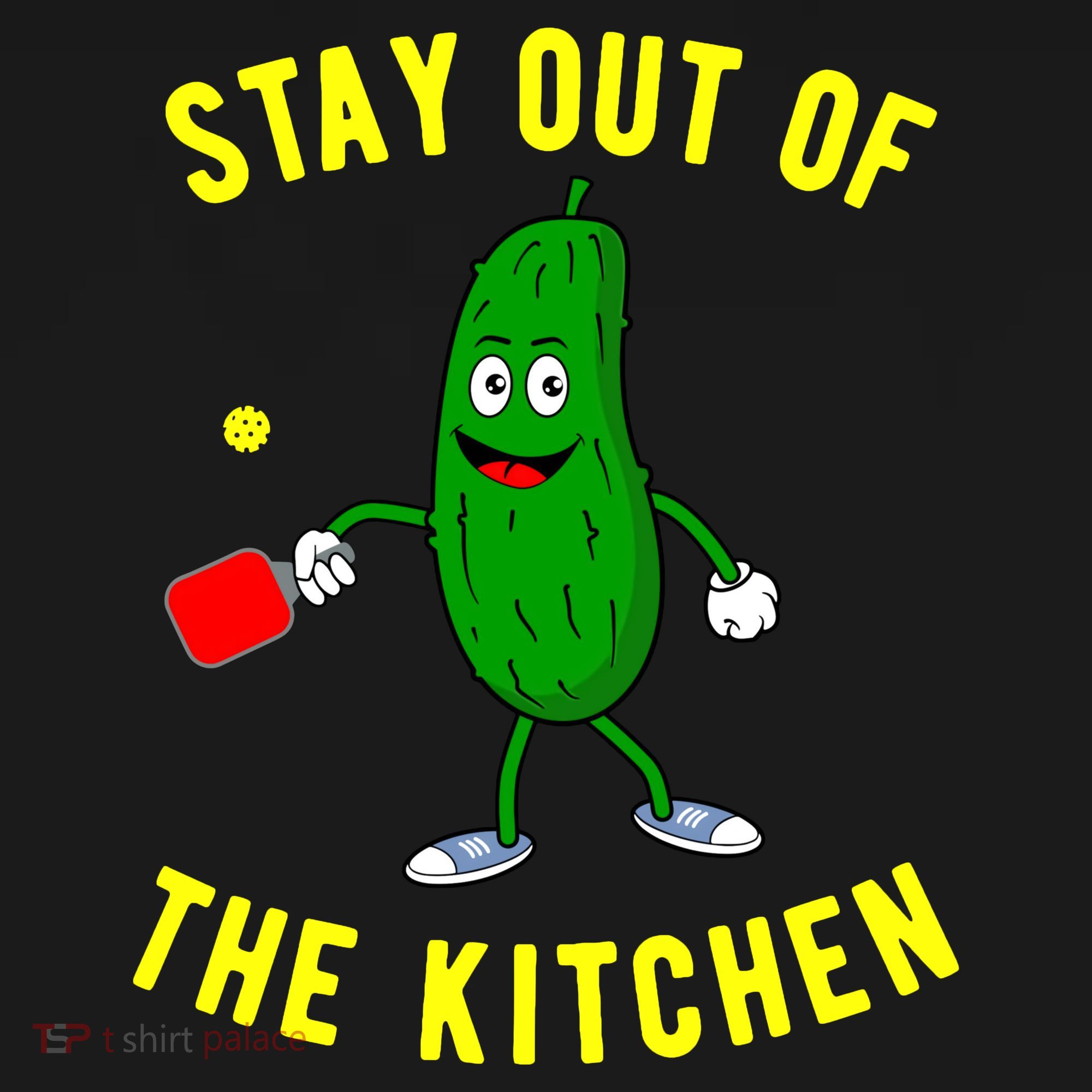 Pickleball Stay Out Of The Kitchen Funny Apron