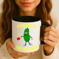 Pickleball Stay Out Of The Kitchen Funny Coffee Mug thumb 3