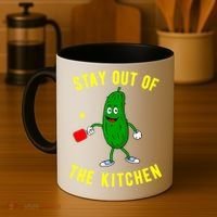 Pickleball Stay Out Of The Kitchen Funny Coffee Mug thumb 4
