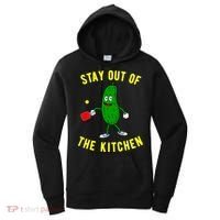 Pickleball Stay Out Of The Kitchen Funny Women's Hoodie thumb 0
