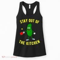 Pickleball Stay Out Of The Kitchen Funny Women's Tank Top thumb 0