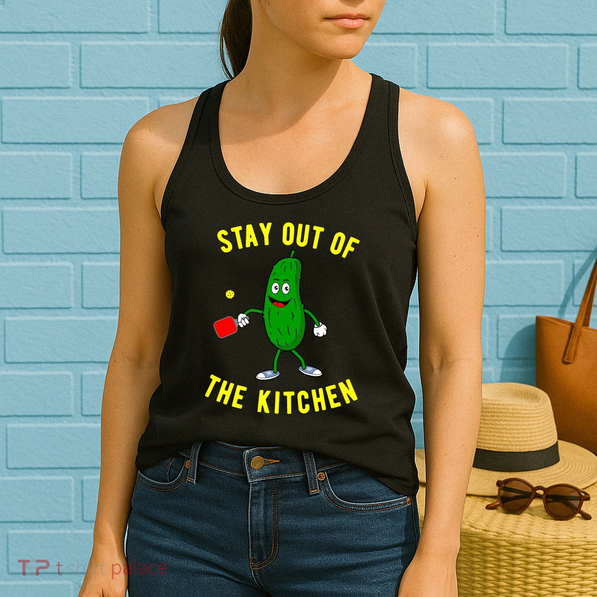 Pickleball Stay Out Of The Kitchen Funny Women's Tank Top