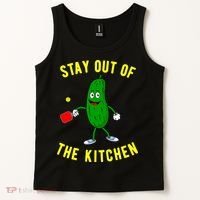 Pickleball Stay Out Of The Kitchen Funny Tank Top thumb 2