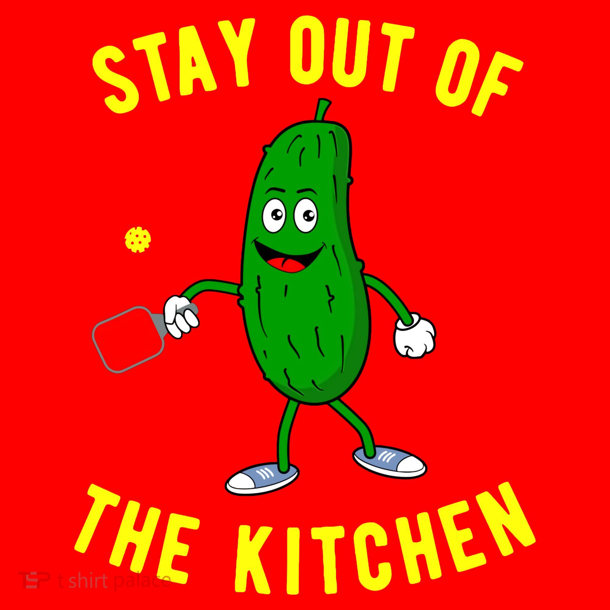 Pickleball Stay Out Of The Kitchen Funny Santa Hat