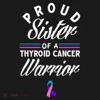 Proud Sister Of A Thyroid Cancer Warrior Thyroid Cancer Women's Hoodie thumb 2