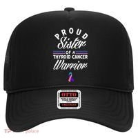 Proud Sister Of A Thyroid Cancer Warrior Thyroid Cancer Hat thumb 0