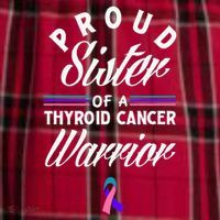 Proud Sister Of A Thyroid Cancer Warrior Thyroid Cancer Women's Flannel Plaid Pajama Pants thumb 2