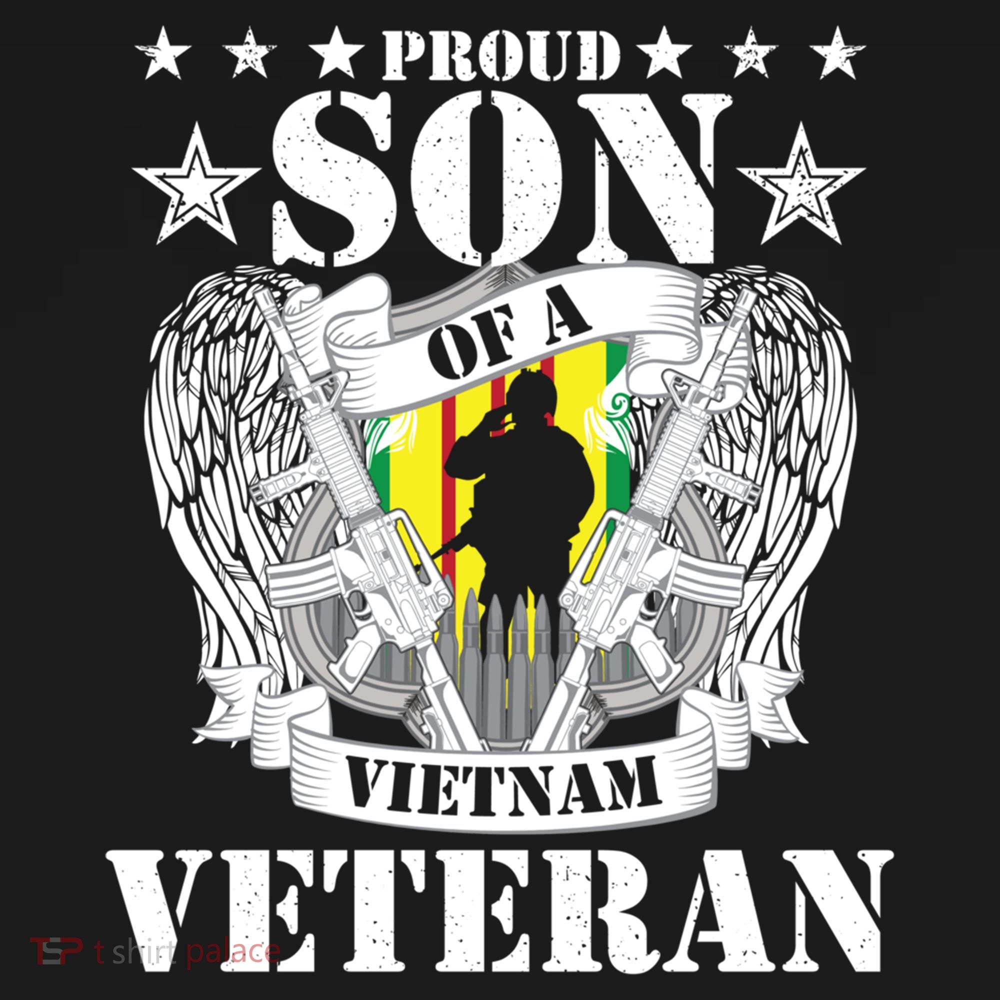 Proud Son Of A Vietnam Veteran Us Patriotic Veteran's Day Gift Women's Hoodie