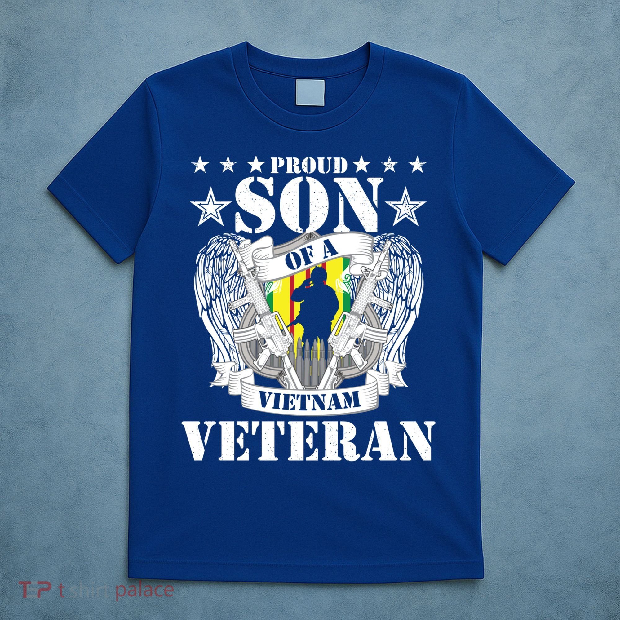 Proud Son Of A Vietnam Veteran Us Patriotic Veteran's Day Gift T-Shirt
