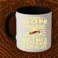 Proud Son Of A World War 2 Veteran Meaningful Gift Coffee Mug thumb 2