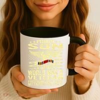 Proud Son Of A World War 2 Veteran Meaningful Gift Coffee Mug thumb 3