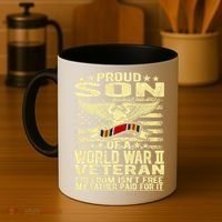 Proud Son Of A World War 2 Veteran Meaningful Gift Coffee Mug thumb 4