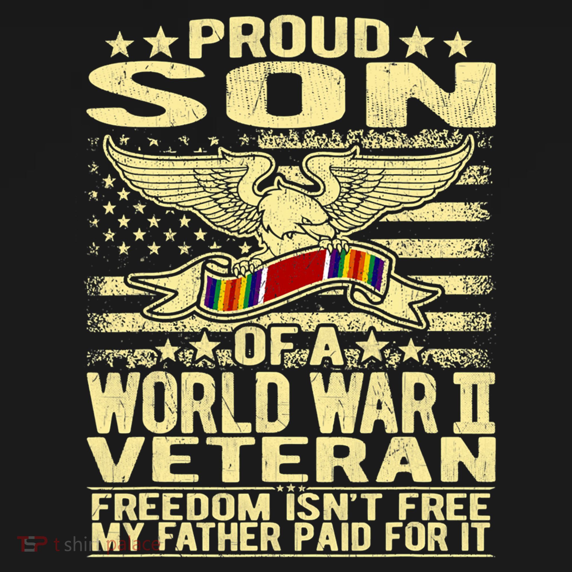 Proud Son Of A World War 2 Veteran Meaningful Gift Women's Hoodie