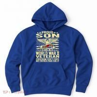Proud Son Of A World War 2 Veteran Meaningful Gift Hoodie thumb 0