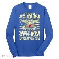 Proud Son Of A World War 2 Veteran Meaningful Gift Long Sleeve Shirt thumb 0