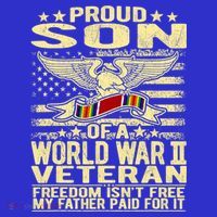 Proud Son Of A World War 2 Veteran Meaningful Gift Long Sleeve Shirt thumb 2
