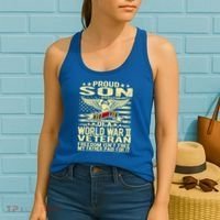Proud Son Of A World War 2 Veteran Meaningful Gift Women's Tank Top thumb 2