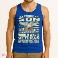 Proud Son Of A World War 2 Veteran Meaningful Gift Tank Top thumb 3