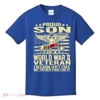 Proud Son Of A World War 2 Veteran Meaningful Gift Kids T-Shirt thumb 0