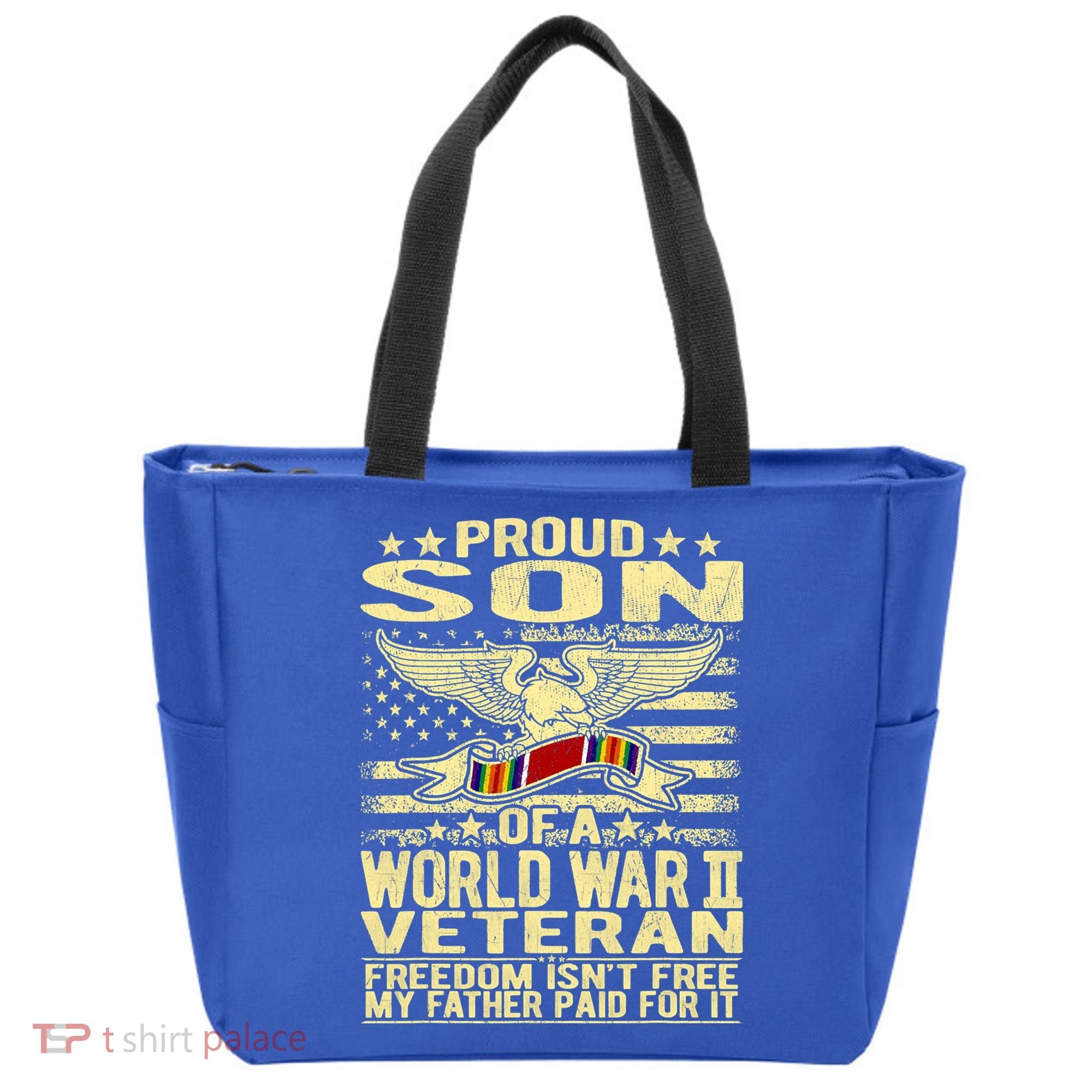 Proud Son Of A World War 2 Veteran Meaningful Gift Tote Bag