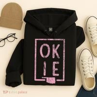 Pink State of Oklahoma Okie Hoodie thumb 4