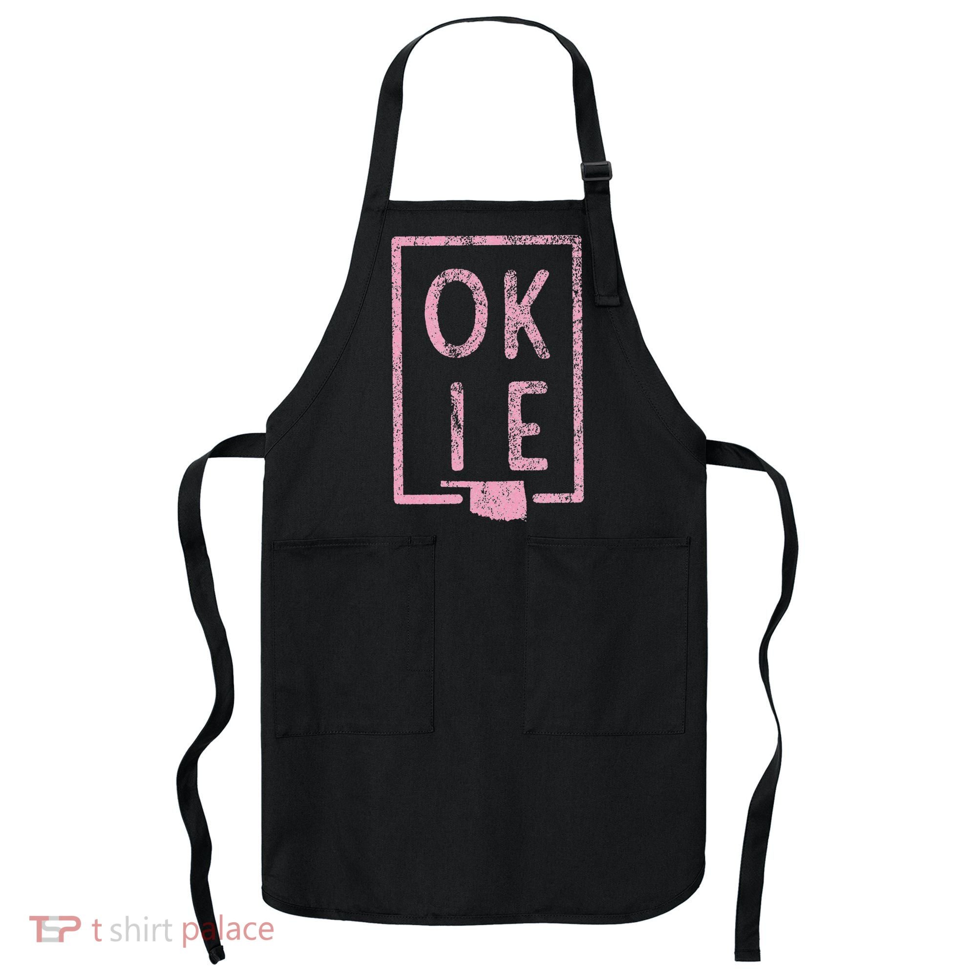Pink State of Oklahoma Okie Apron