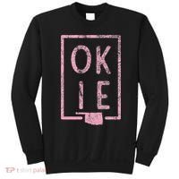 Pink State of Oklahoma Okie Sweatshirt thumb 0