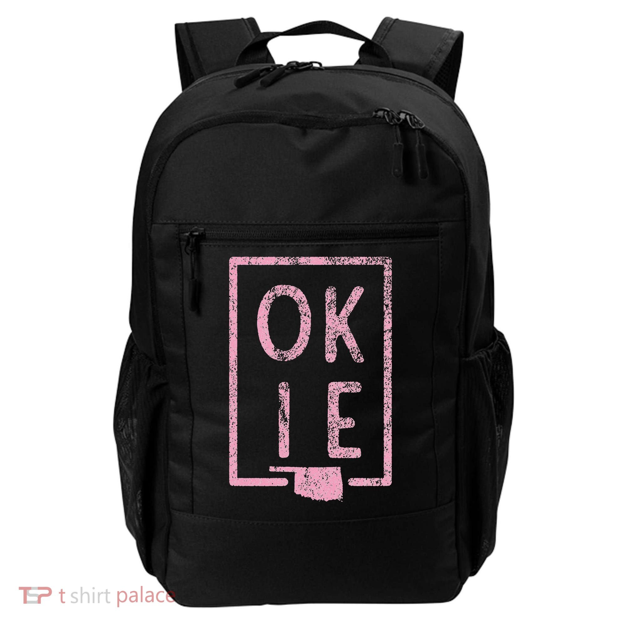 Pink State of Oklahoma Okie Backpack