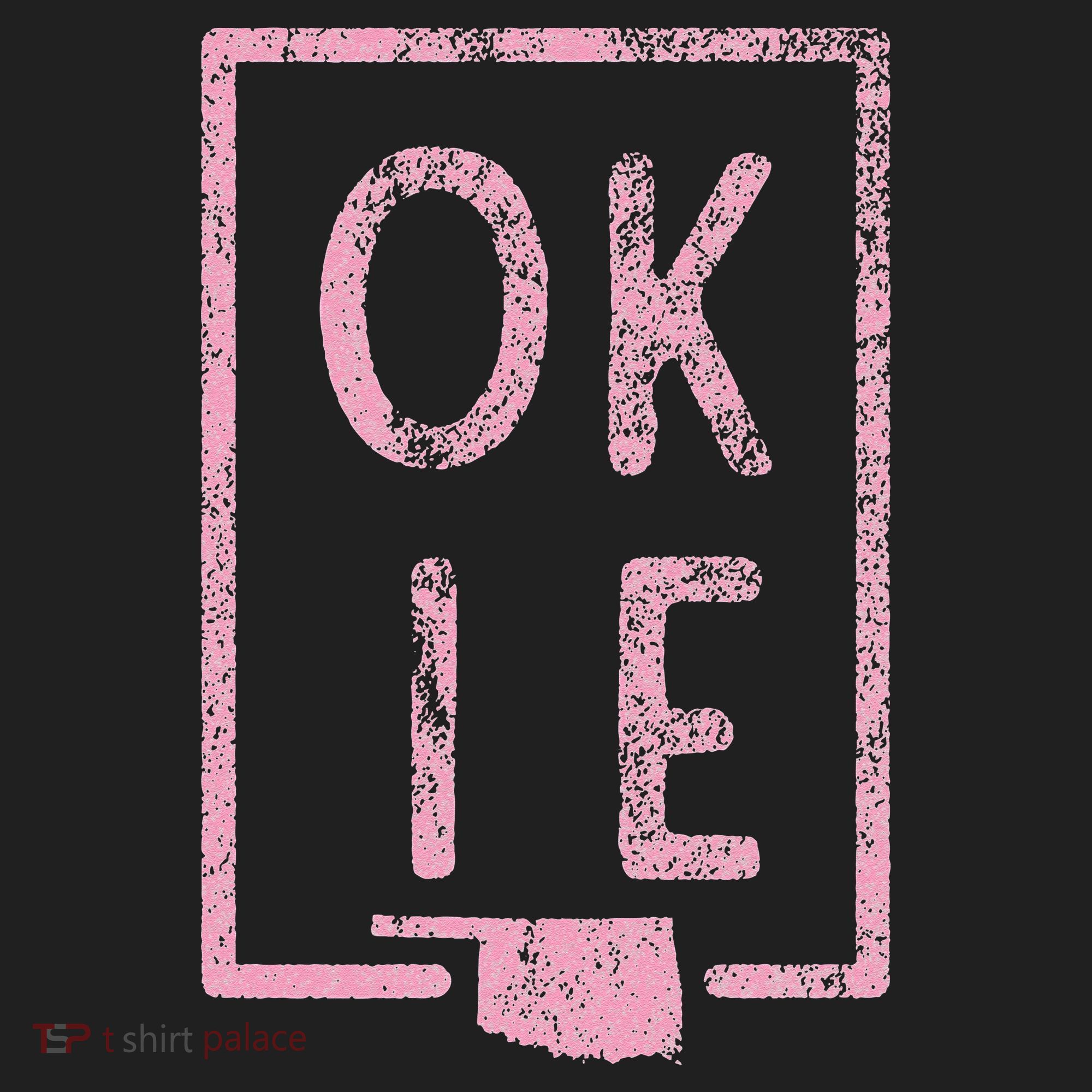 Pink State of Oklahoma Okie Beanie