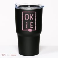 Pink State of Oklahoma Okie Tumbler thumb 0