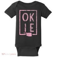 Pink State of Oklahoma Okie Baby Bodysuit thumb 0
