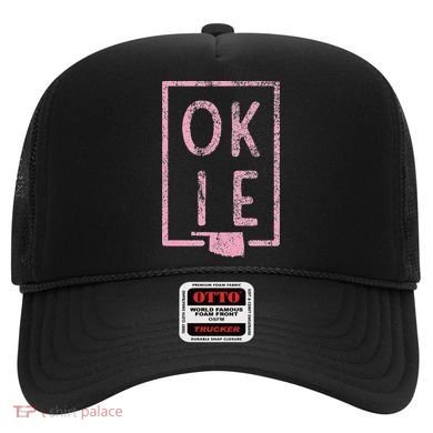 Pink State of Oklahoma Okie Hat