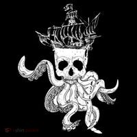 Pirate Ship Octopus Buccaneer Crossed Bones Freebooter Skull Gift Doggie Tank thumb 4
