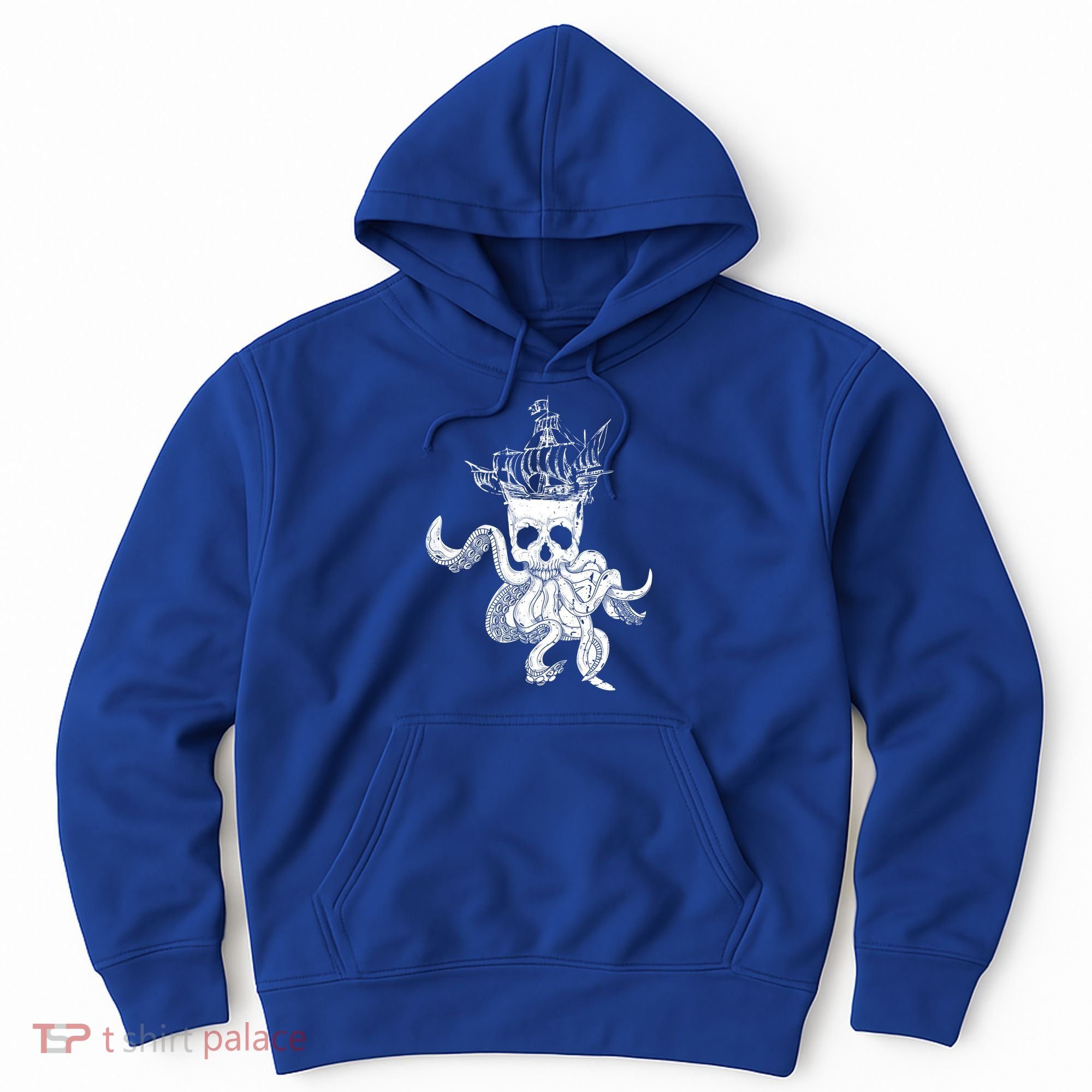 Pirate Ship Octopus Buccaneer Crossed Bones Freebooter Skull Gift Hoodie