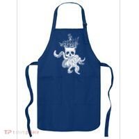 Pirate Ship Octopus Buccaneer Crossed Bones Freebooter Skull Gift Apron thumb 0