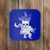 Pirate Ship Octopus Buccaneer Crossed Bones Freebooter Skull Gift Coaster thumb 0