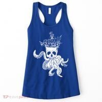 Pirate Ship Octopus Buccaneer Crossed Bones Freebooter Skull Gift Women's Tank Top thumb 0
