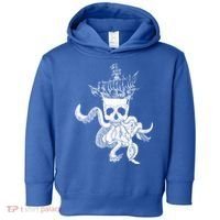 Pirate Ship Octopus Buccaneer Crossed Bones Freebooter Skull Gift Toddler Hoodie thumb 0