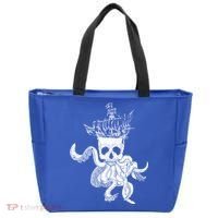 Pirate Ship Octopus Buccaneer Crossed Bones Freebooter Skull Gift Tote Bag thumb 0