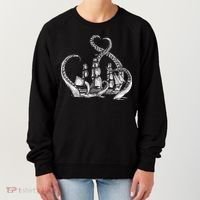 Pirate Ship Octopus Buccaneer Freebooter Crossed Bones Skull Gift Women's Sweatshirt thumb 0