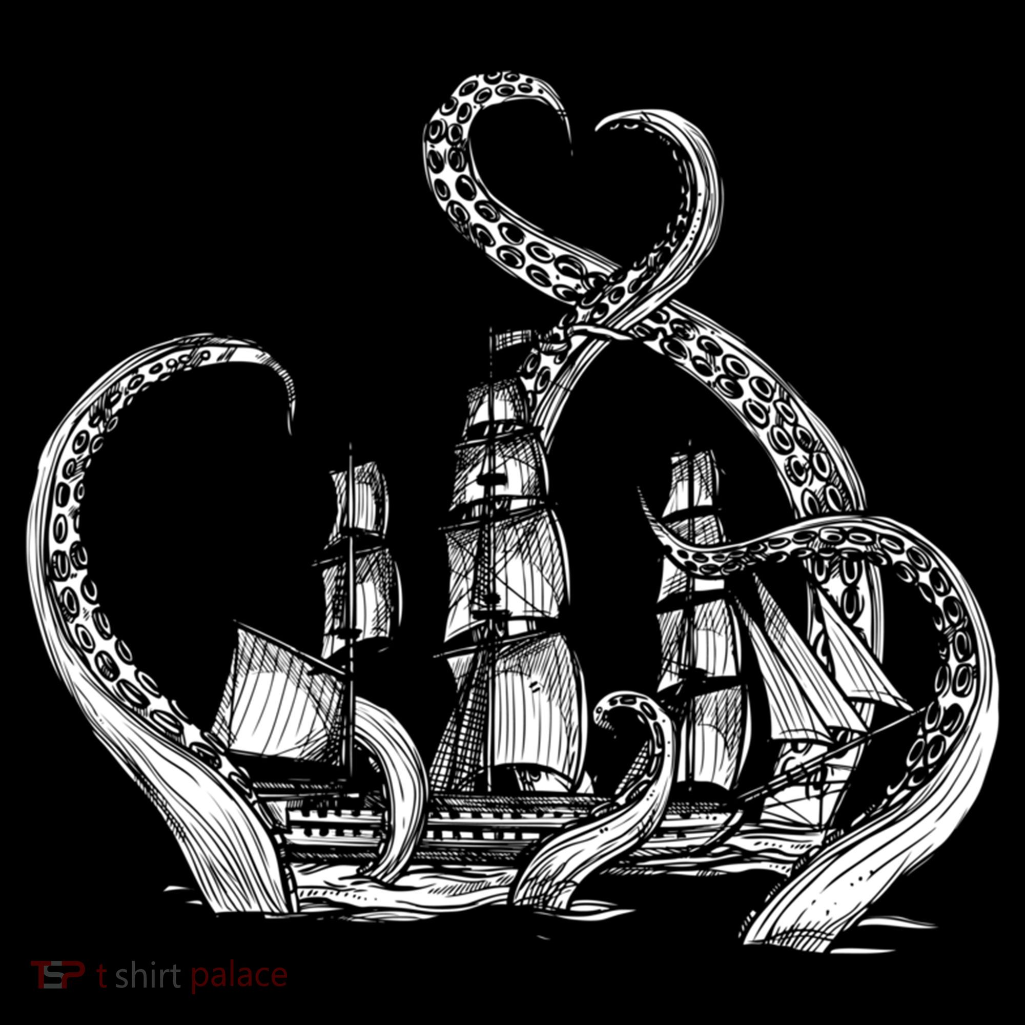 Pirate Ship Octopus Buccaneer Freebooter Crossed Bones Skull Gift Women's Hoodie