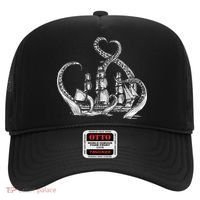 Pirate Ship Octopus Buccaneer Freebooter Crossed Bones Skull Gift Hat thumb 0