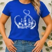 Pirate Ship Octopus Buccaneer Freebooter Crossed Bones Skull Gift Women's T-Shirt thumb 2