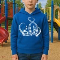 Pirate Ship Octopus Buccaneer Freebooter Crossed Bones Skull Gift Kids Hoodie thumb 2