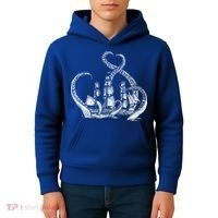 Pirate Ship Octopus Buccaneer Freebooter Crossed Bones Skull Gift Kids Hoodie thumb 4