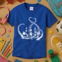 Pirate Ship Octopus Buccaneer Freebooter Crossed Bones Skull Gift Kids T-Shirt thumb 3