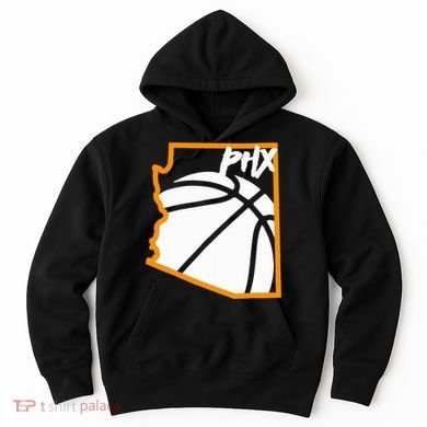 Phoenix State Of Arizona White Sunset Vintage Design Hoodie