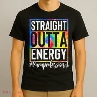 Paraprofessional Straight Outta Energy Teacher Life Gifts T-Shirt thumb 3