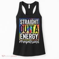 Paraprofessional Straight Outta Energy Teacher Life Gifts Women's Tank Top thumb 0